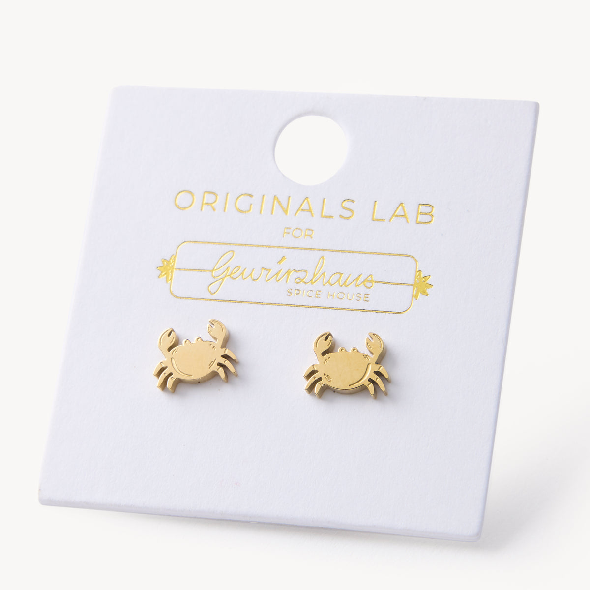 Gewürzhaus - Cappuccino Stud Earring 18K Gold Plated
