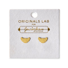 Gewürzhaus - Croissant Stud Earring 18K Gold Plated