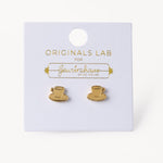 Gewürzhaus - Espresso Stud Earring 18K Gold Plated