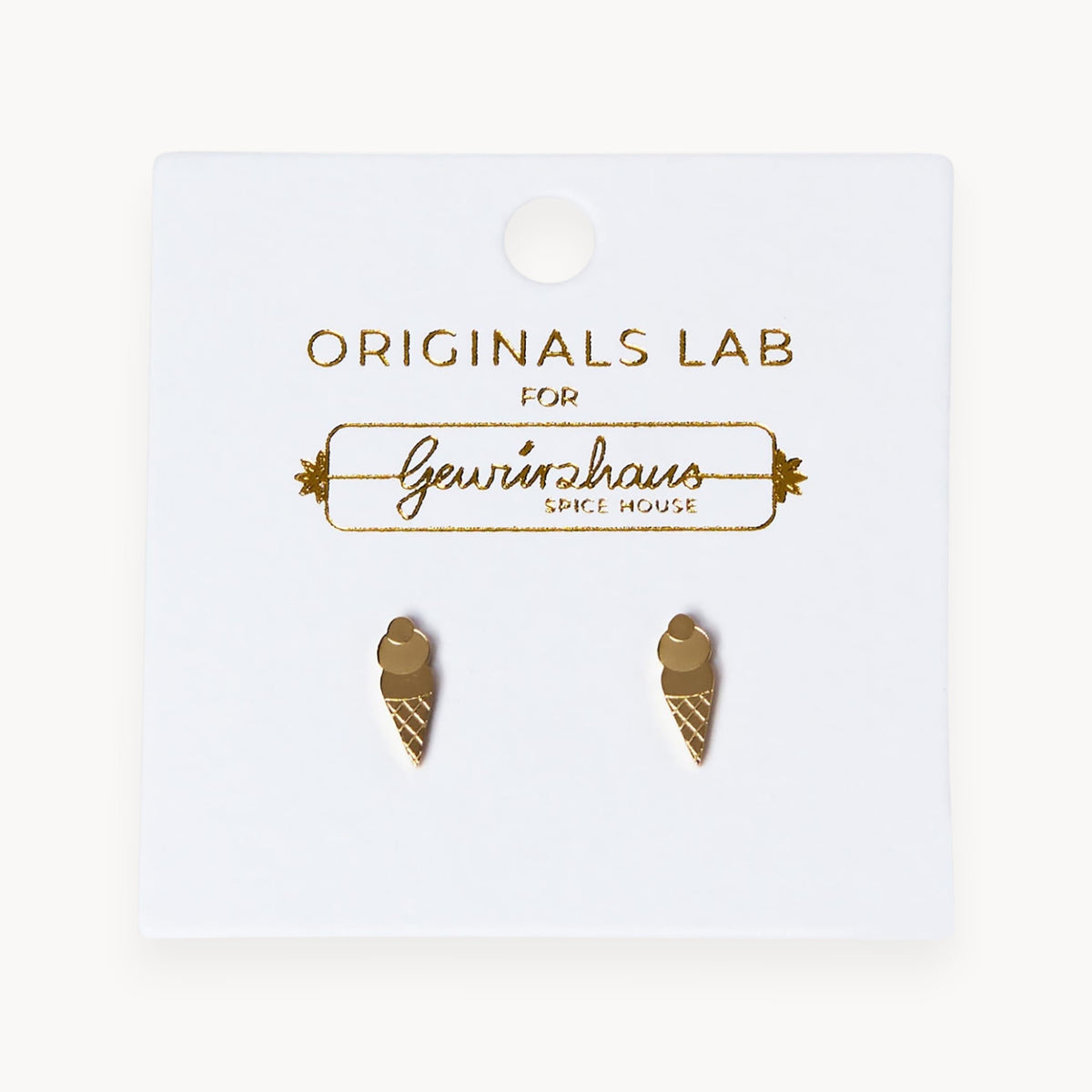Gewürzhaus - Gelato Stud Earring 18K Gold Plated