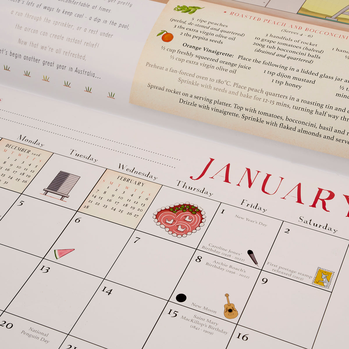 Red Tractor Designs: Our Year in Australia 2027 Calendar