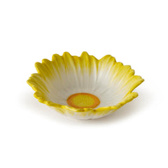 Flower Trinket Dish Yellow