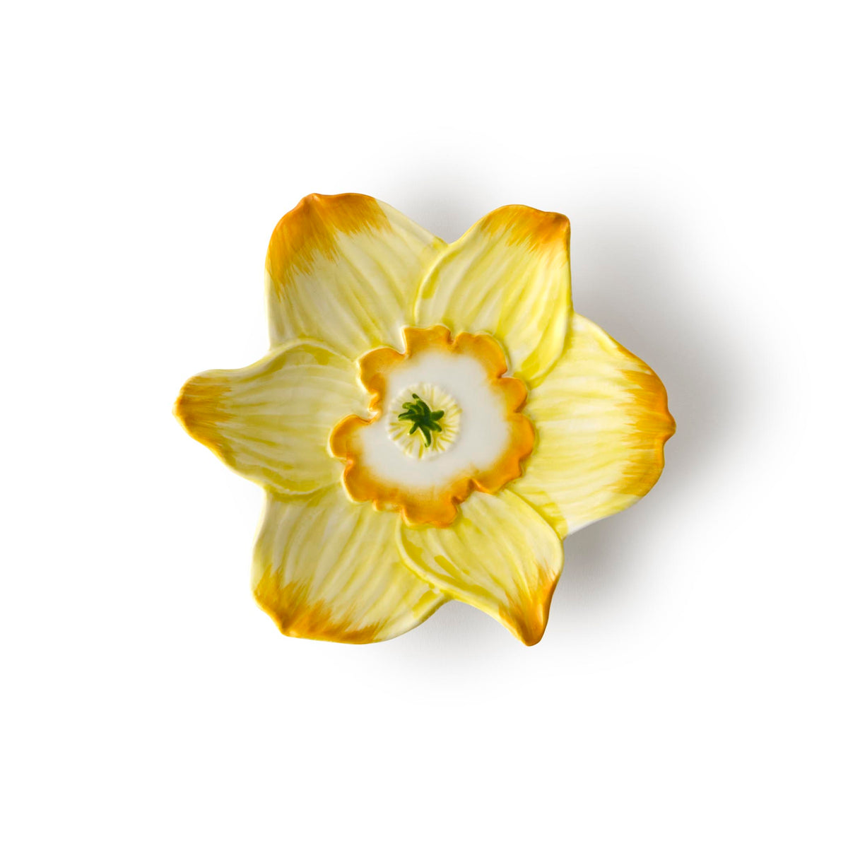 Flower Trinket Dish Daffodil Yellow