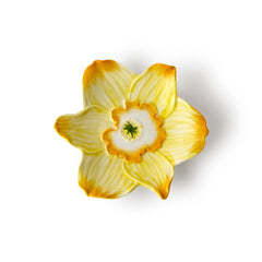 Flower Trinket Dish Daffodil Yellow