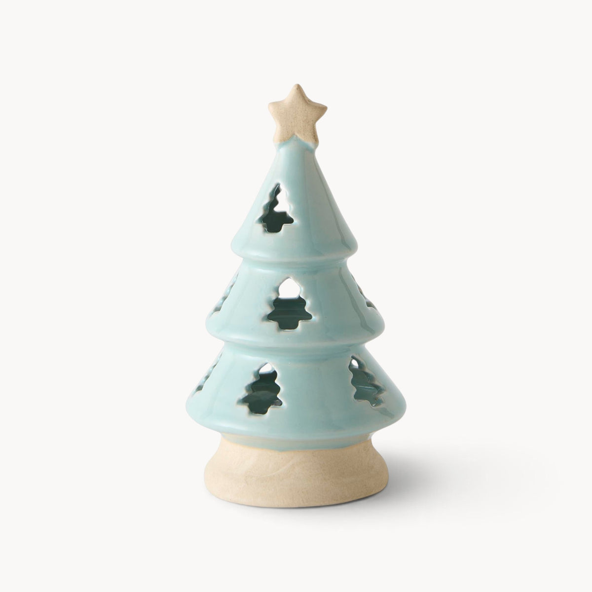 Gewürzhaus - Mini Ceramic Christmas Tree with LED Green