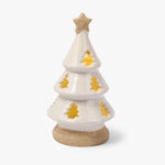 Gewürzhaus - Mini Ceramic Christmas Tree with LED White
