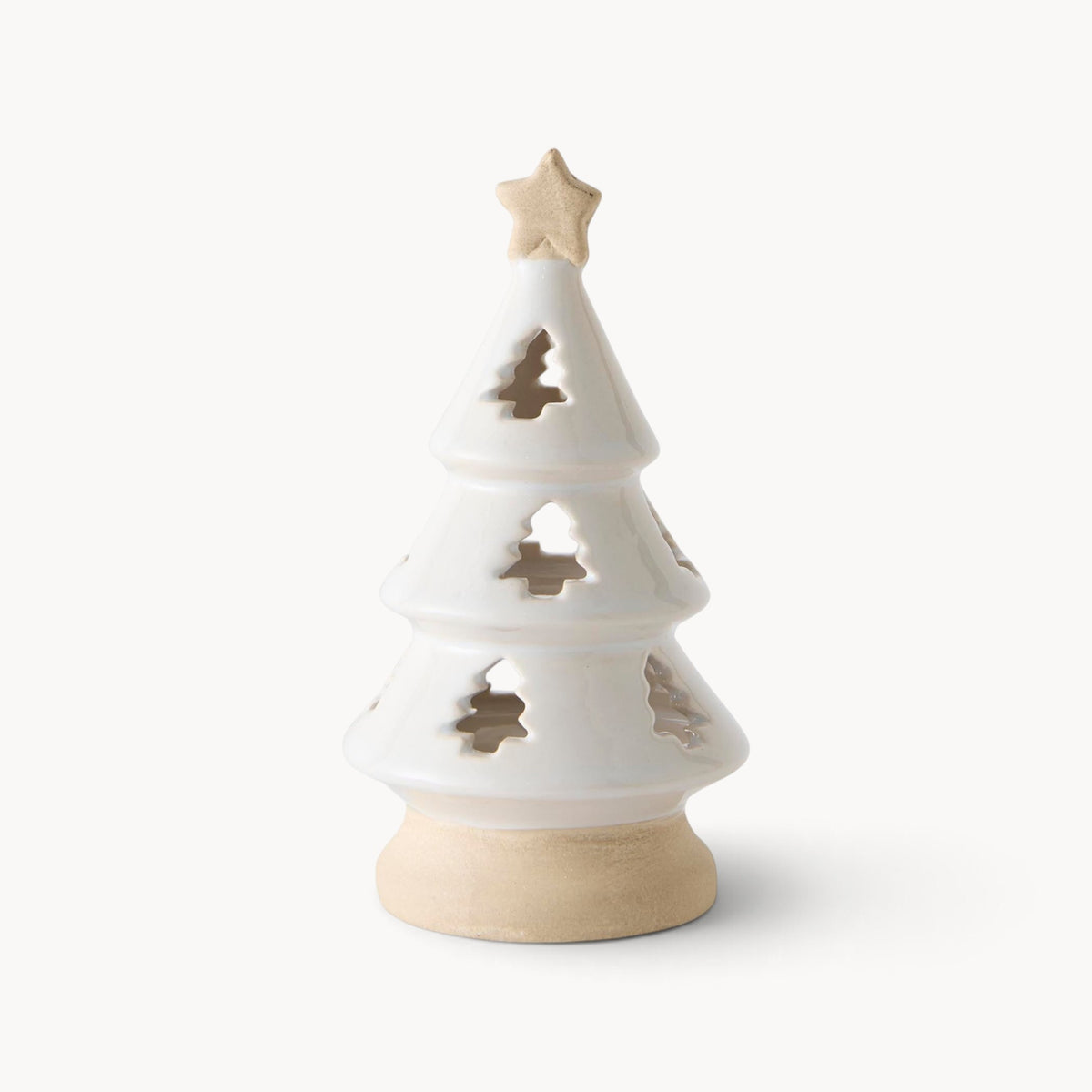 Gewürzhaus - Mini Ceramic Christmas Tree with LED White