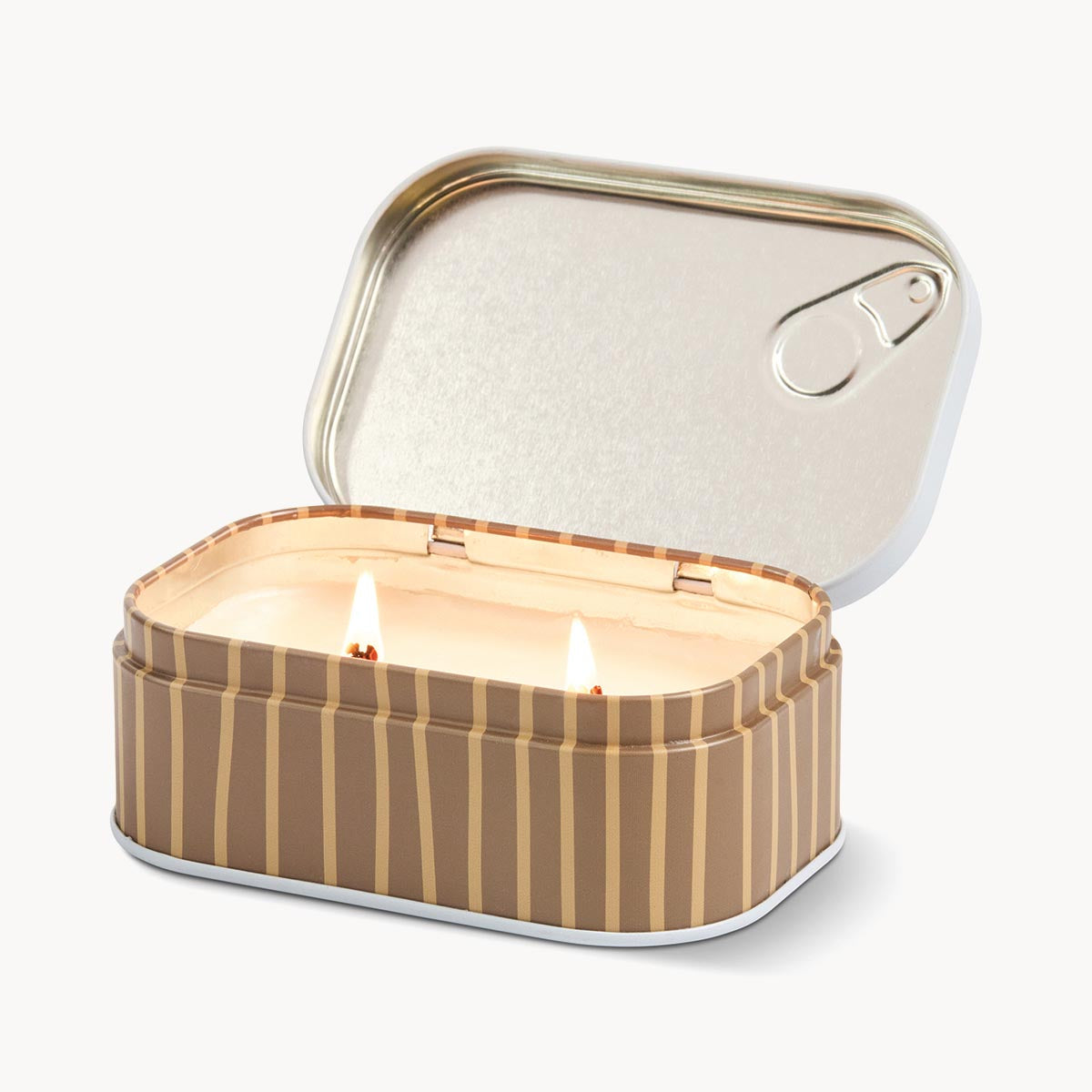 Cappuccino Bistro Candle in Tin
