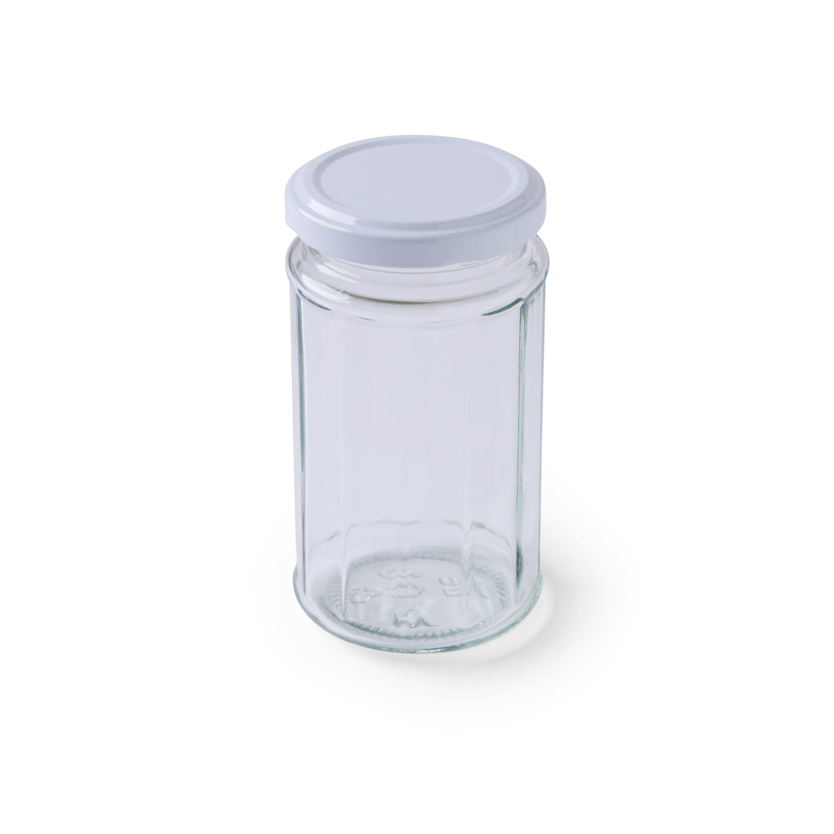 Facetted Clear Jar 225ml - Gewürzhaus