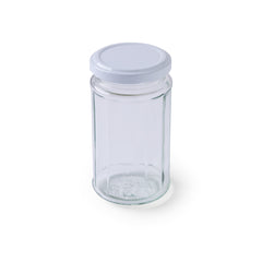 Facetted Clear Jar 225ml - Gewürzhaus