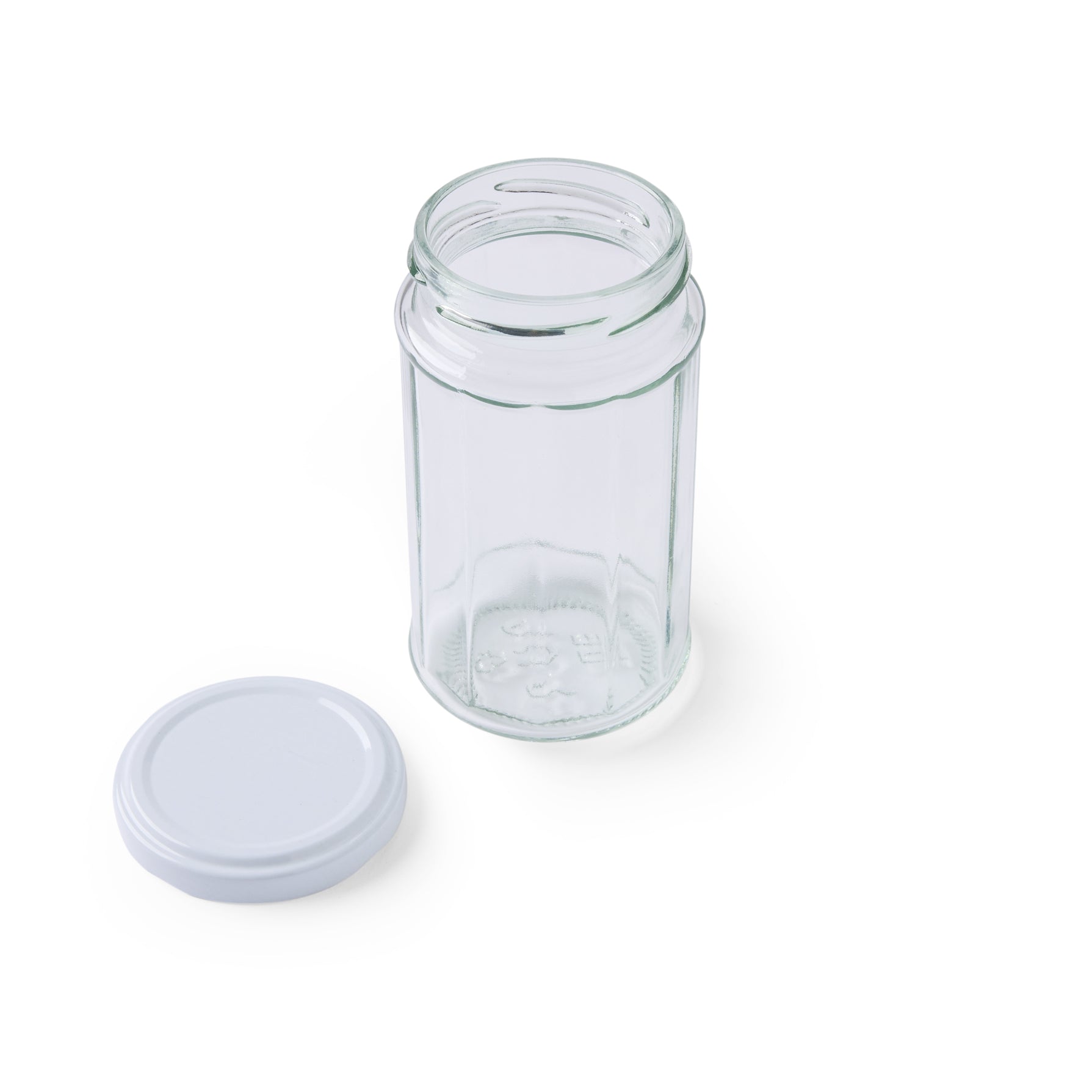 Facetted Clear Jar 225ml - Gewürzhaus