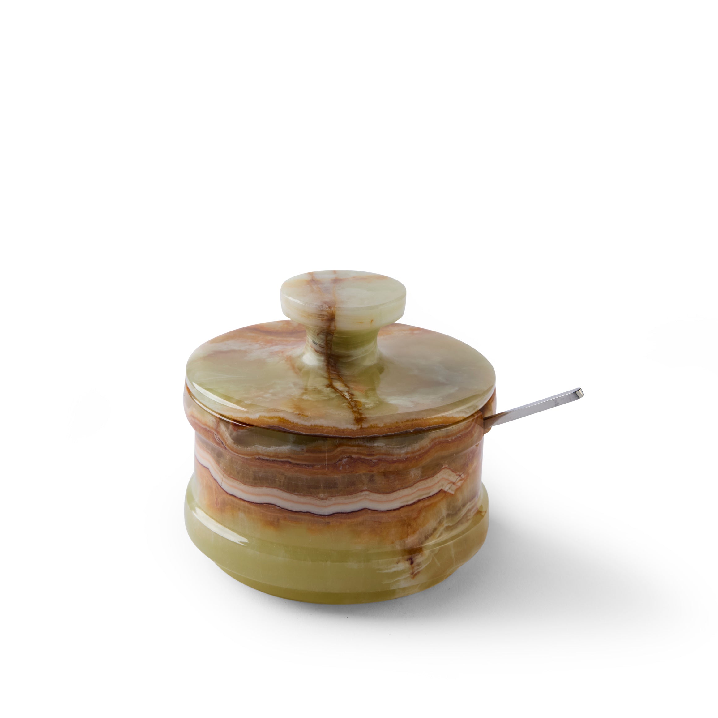 Gewürzhaus - Salt Cellar with Spoon Marble Green