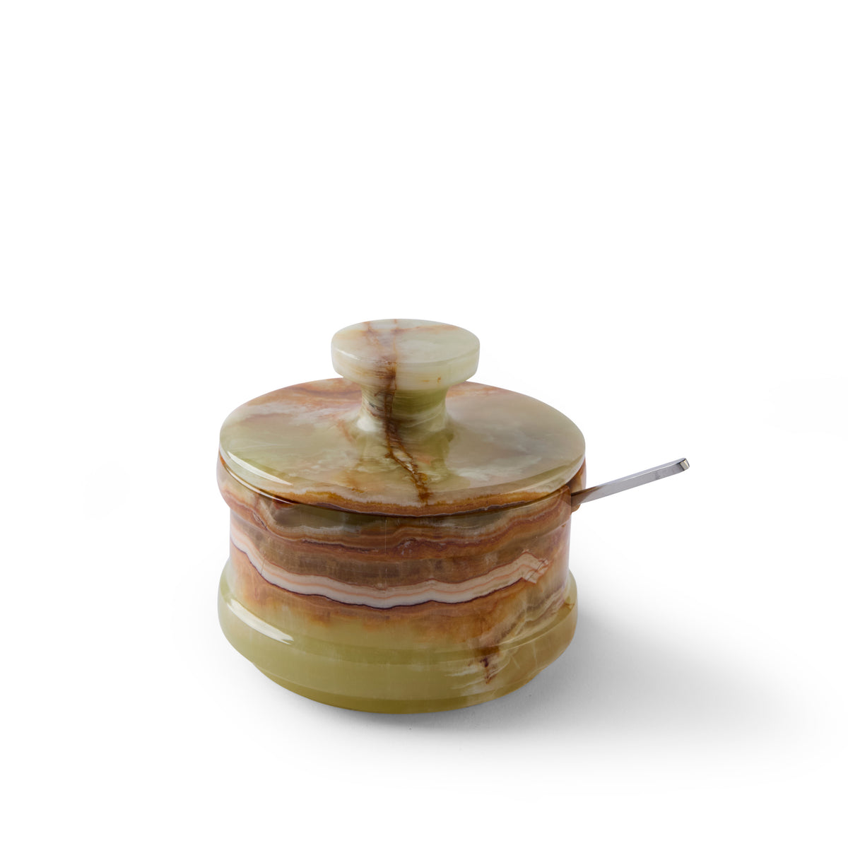 Gewürzhaus - Salt Cellar with Spoon Marble Green