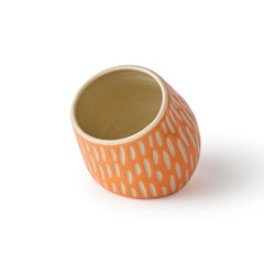 Gewürzhaus - Salt Cellar Ceramic - Dotted Melon Orange