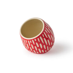 Gewürzhaus - Salt Cellar Ceramic - Dotted Chilli Red