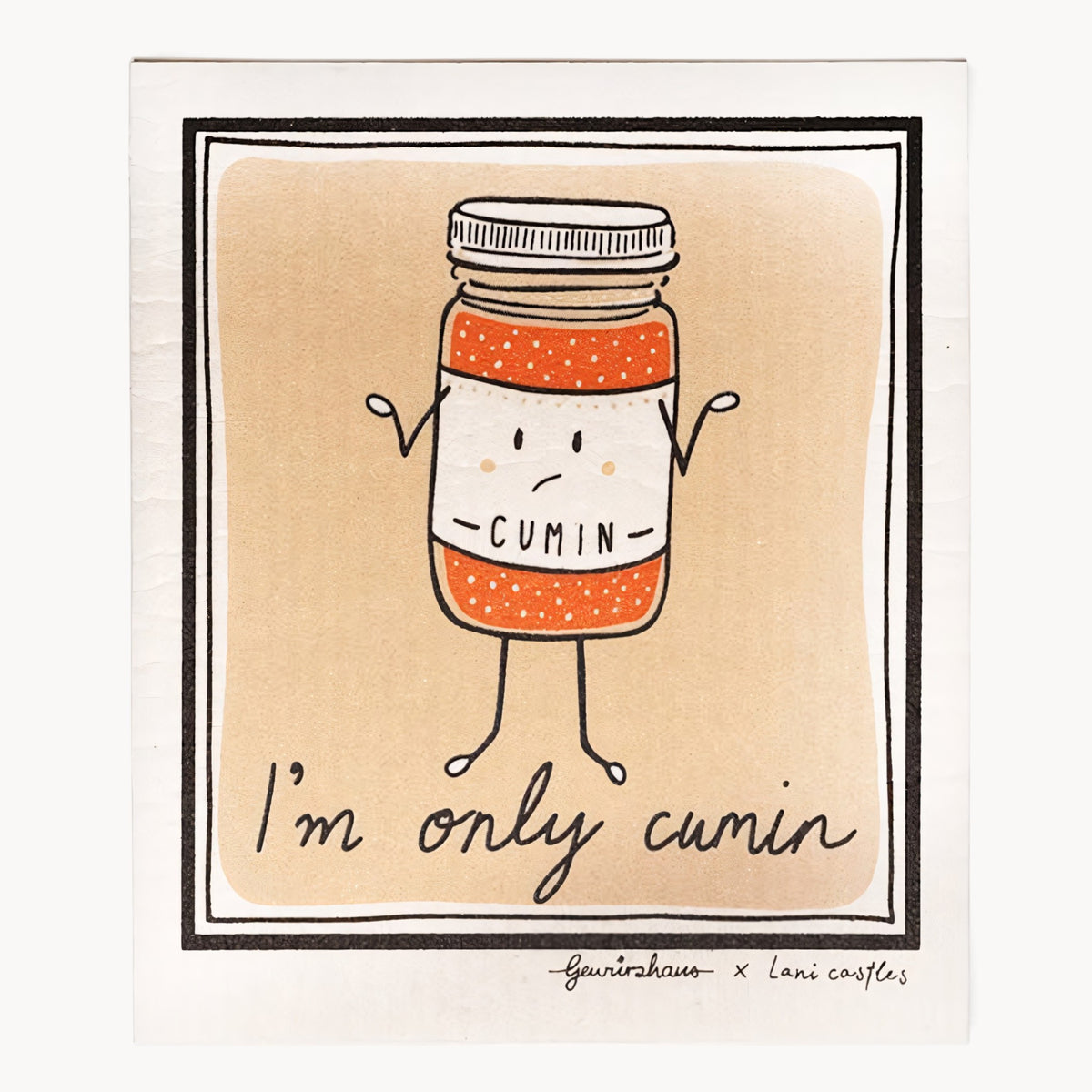 Gewürzhaus - I'm Only Cumin Dishcloth