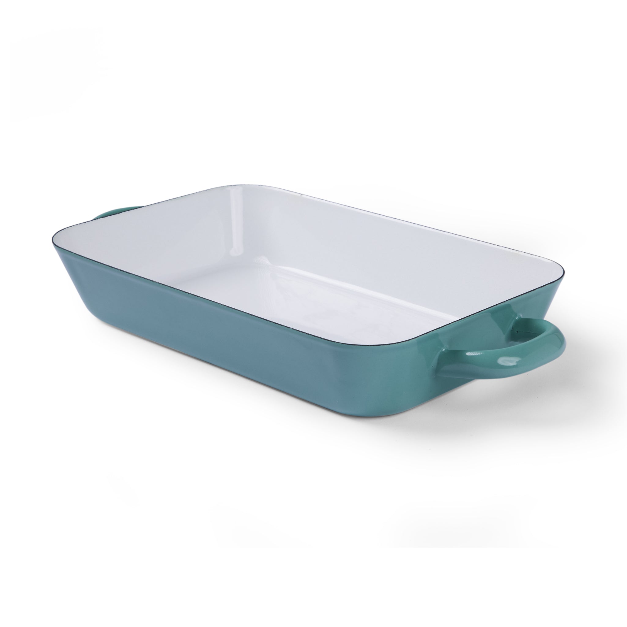 Gewürzhaus - Baking Pan Rectangle W Handles 29x18cm Nature Medium Green
