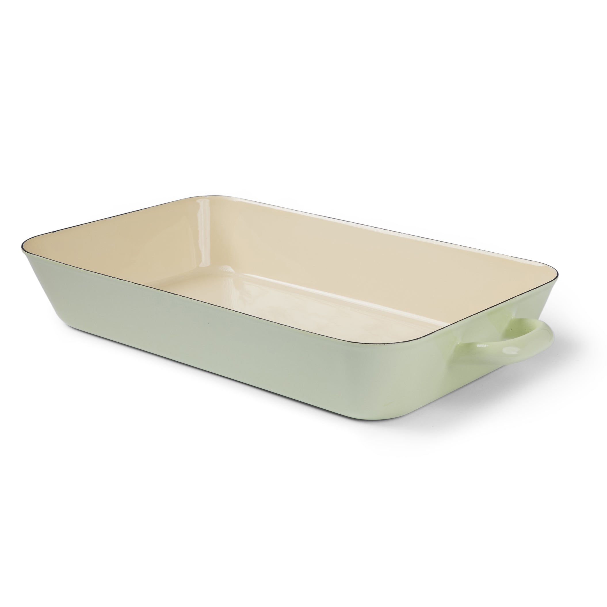 Gewürzhaus - Baking Pan Rectangular w Handles 37x22cm Pastel Green