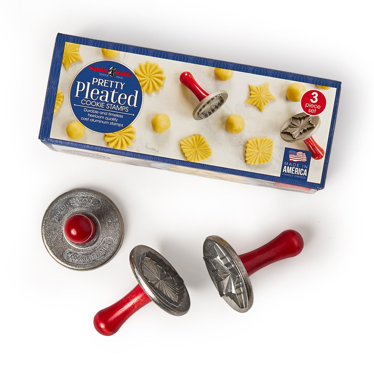 Gewürzhaus - Nordic Ware Pleated Cookie Stamps Set of 3