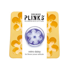 Ice Cube Tray Retro Daisy Yellow