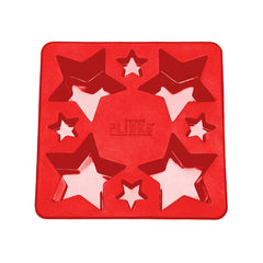Ice Cube Tray Stars Red