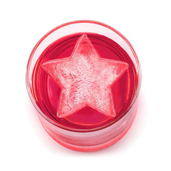 Ice Cube Tray Stars Red
