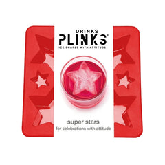 Ice Cube Tray Stars Red