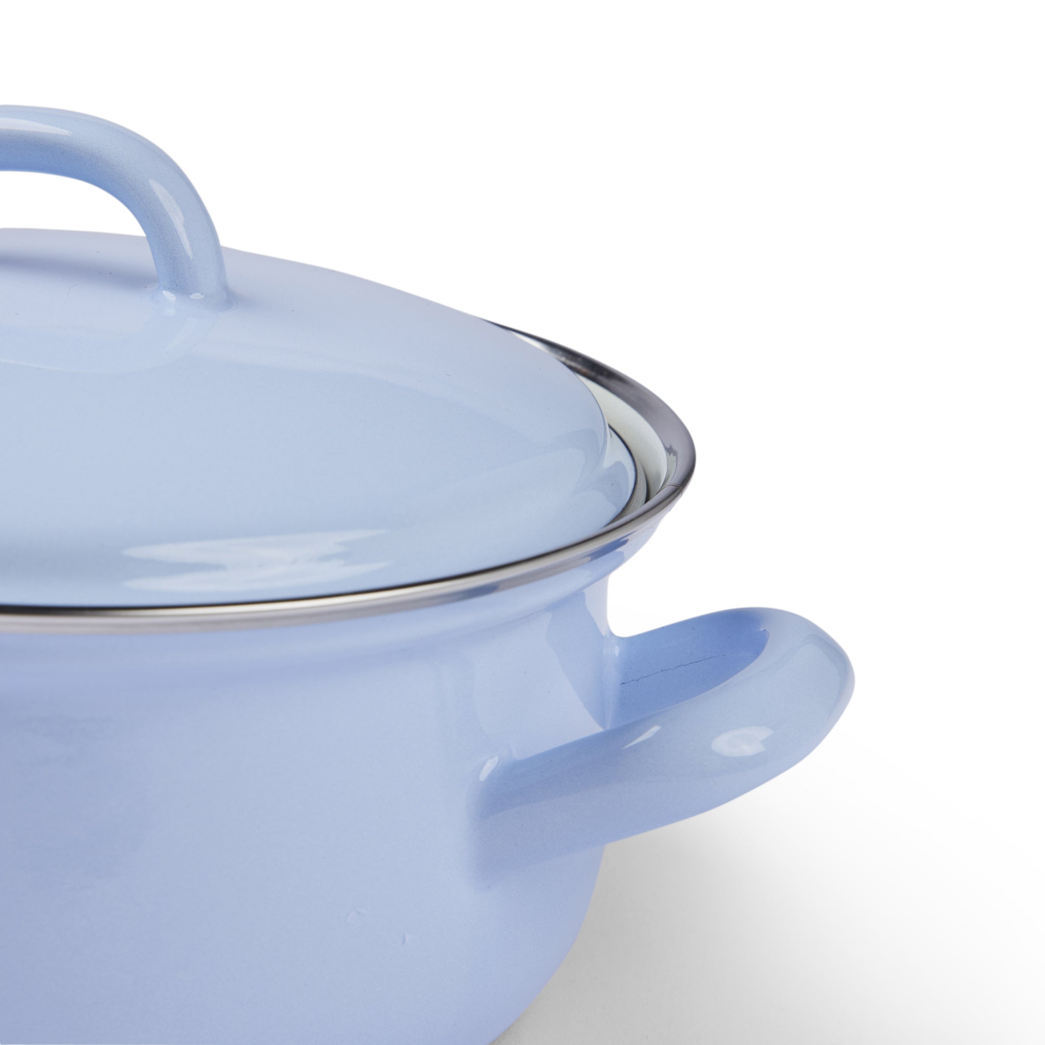 Gewürzhaus - Casserole Pot w Lid 16cm/1L Natural Blue Light