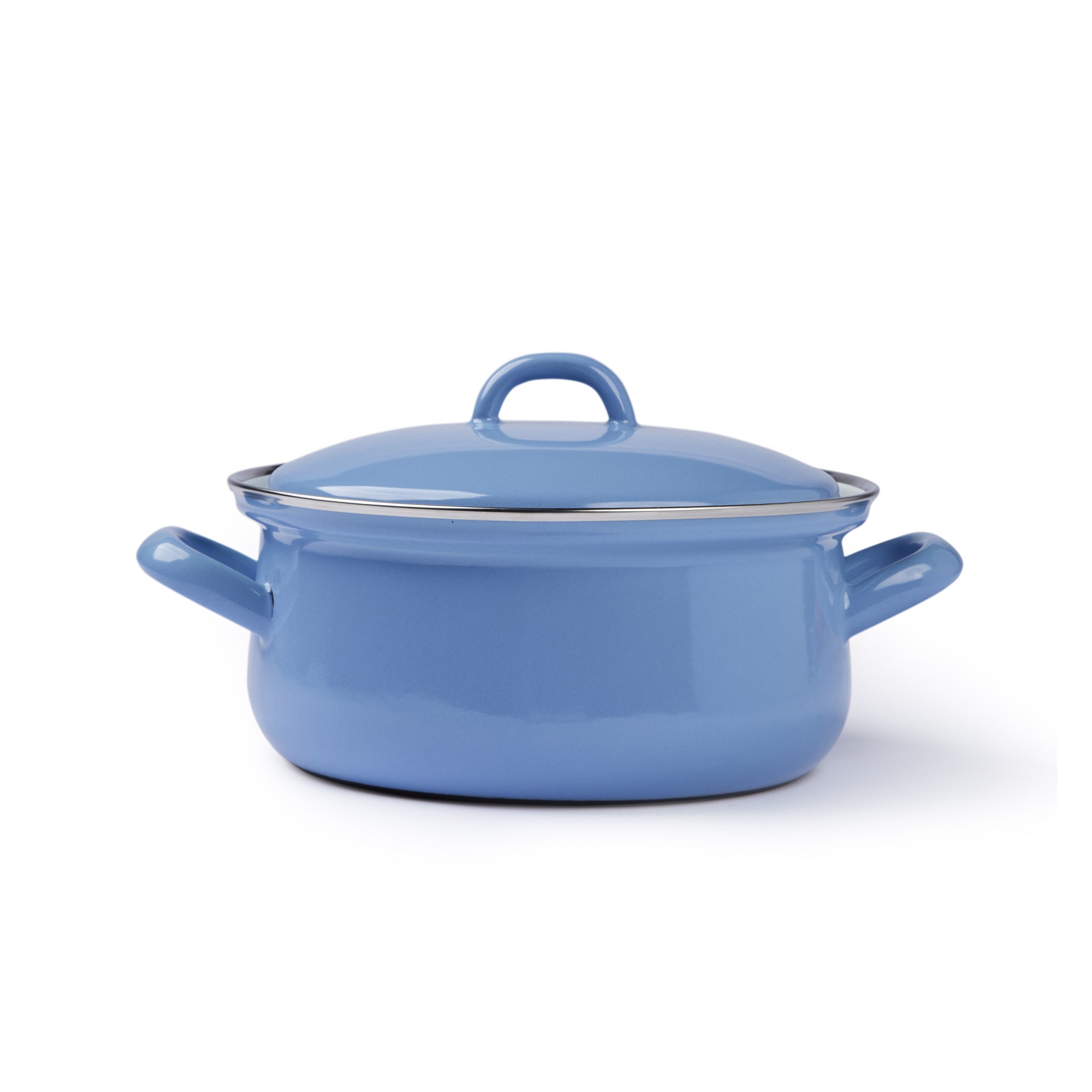 Gewürzhaus - Casserole Pot w Lid 18cm/1.5L Natural Medium Blue