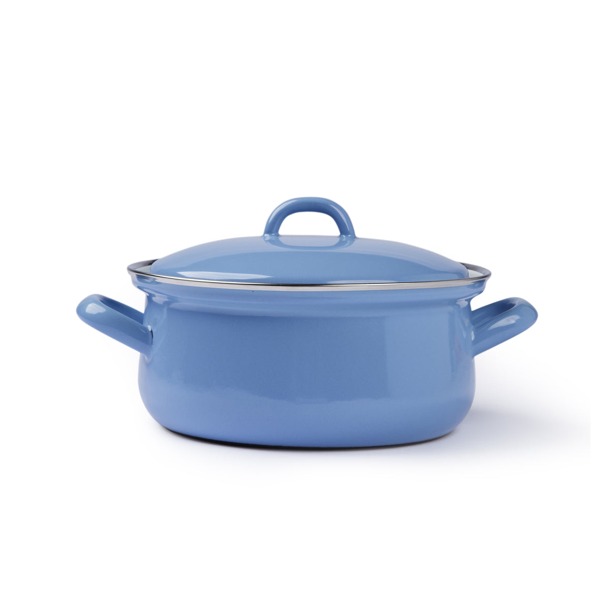 Gewürzhaus - Casserole Pot w Lid 18cm/1.5L Natural Medium Blue
