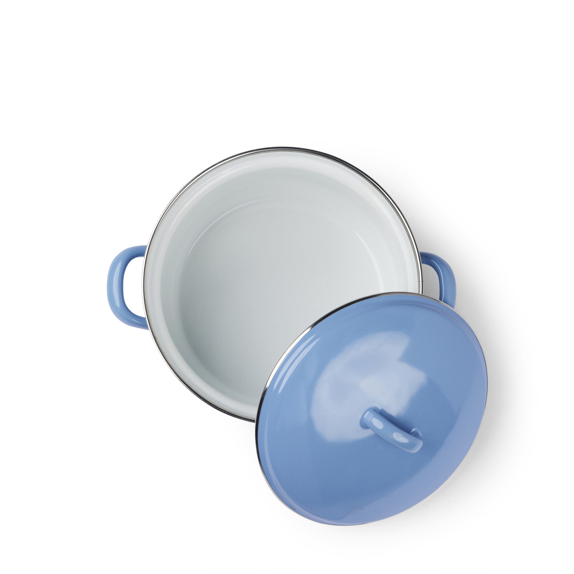 Gewürzhaus - Casserole Pot w Lid 18cm/1.5L Natural Medium Blue