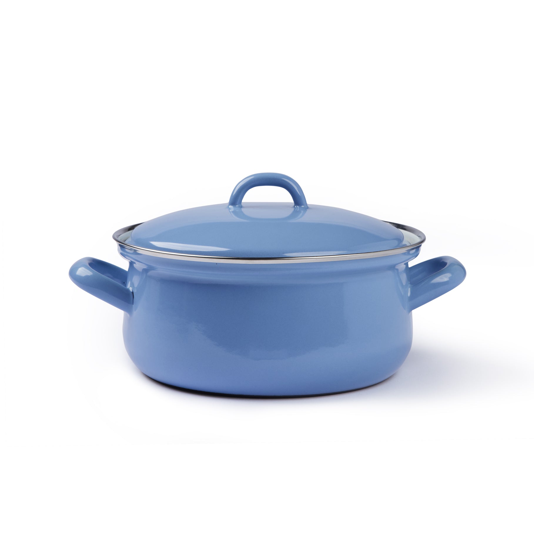 Gewürzhaus - Casserole Pot w Lid 18cm/1.5L Natural Medium Blue
