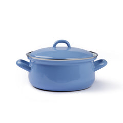 Gewürzhaus - Casserole Pot w Lid 18cm/1.5L Natural Medium Blue