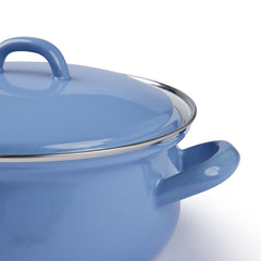 Gewürzhaus - Casserole Pot w Lid 18cm/1.5L Natural Medium Blue