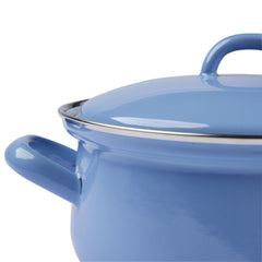 Gewürzhaus - Casserole Pot w Lid 18cm/1.5L Natural Medium Blue