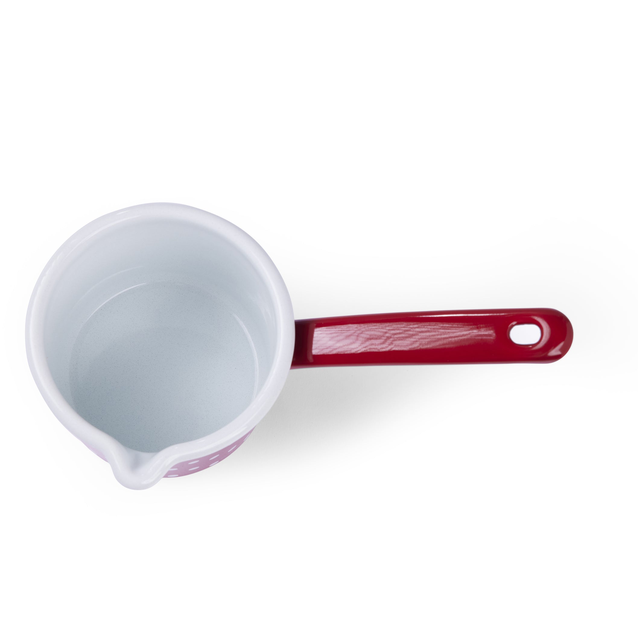 Gewürzhaus - Milk Pot w Handle 10cm/0.75L Red Polka Dots