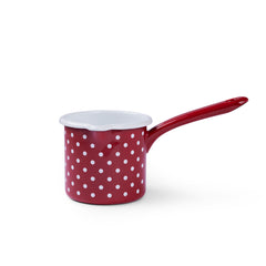 Gewürzhaus - Milk Pot w Handle 10cm/0.75L Red Polka Dots