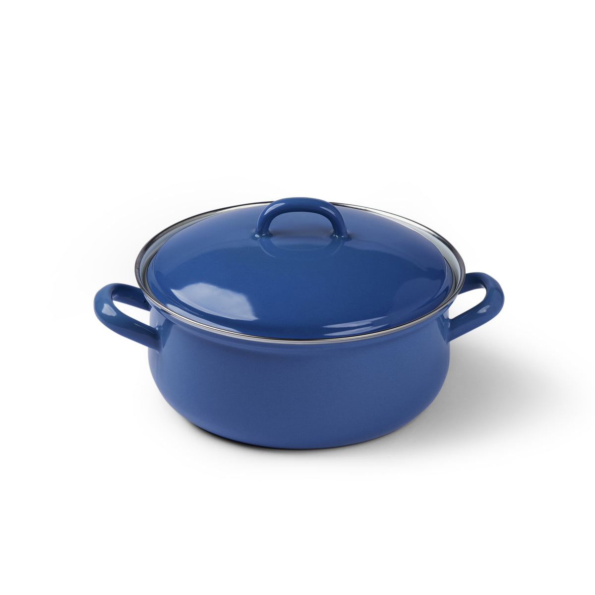 Gewürzhaus - Casserole Pot w Lid 20cm/2L Natural Blue Dark