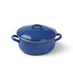 Gewürzhaus - Casserole Pot w Lid 20cm/2L Natural Blue Dark