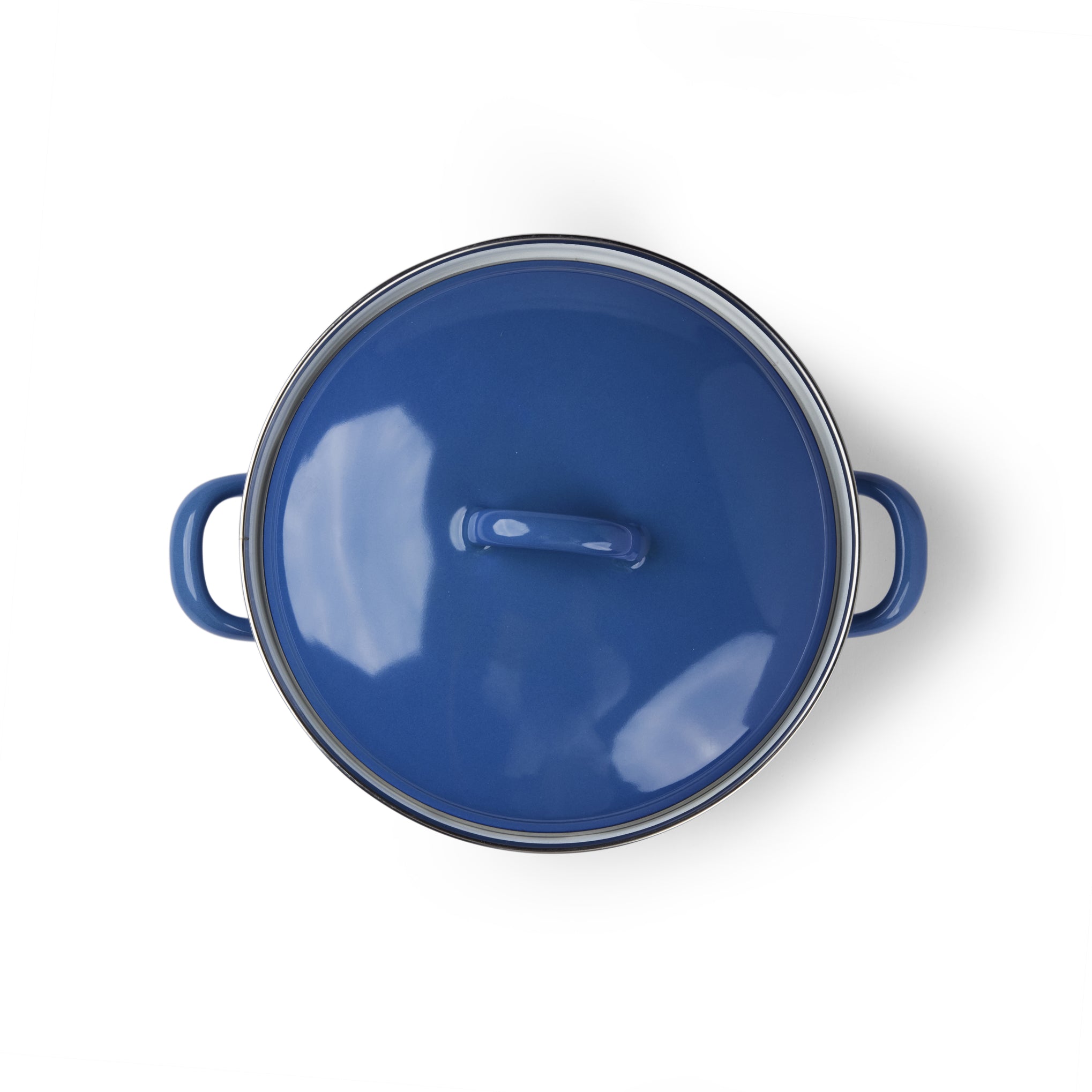 Gewürzhaus - Casserole Pot w Lid 20cm/2L Natural Blue Dark