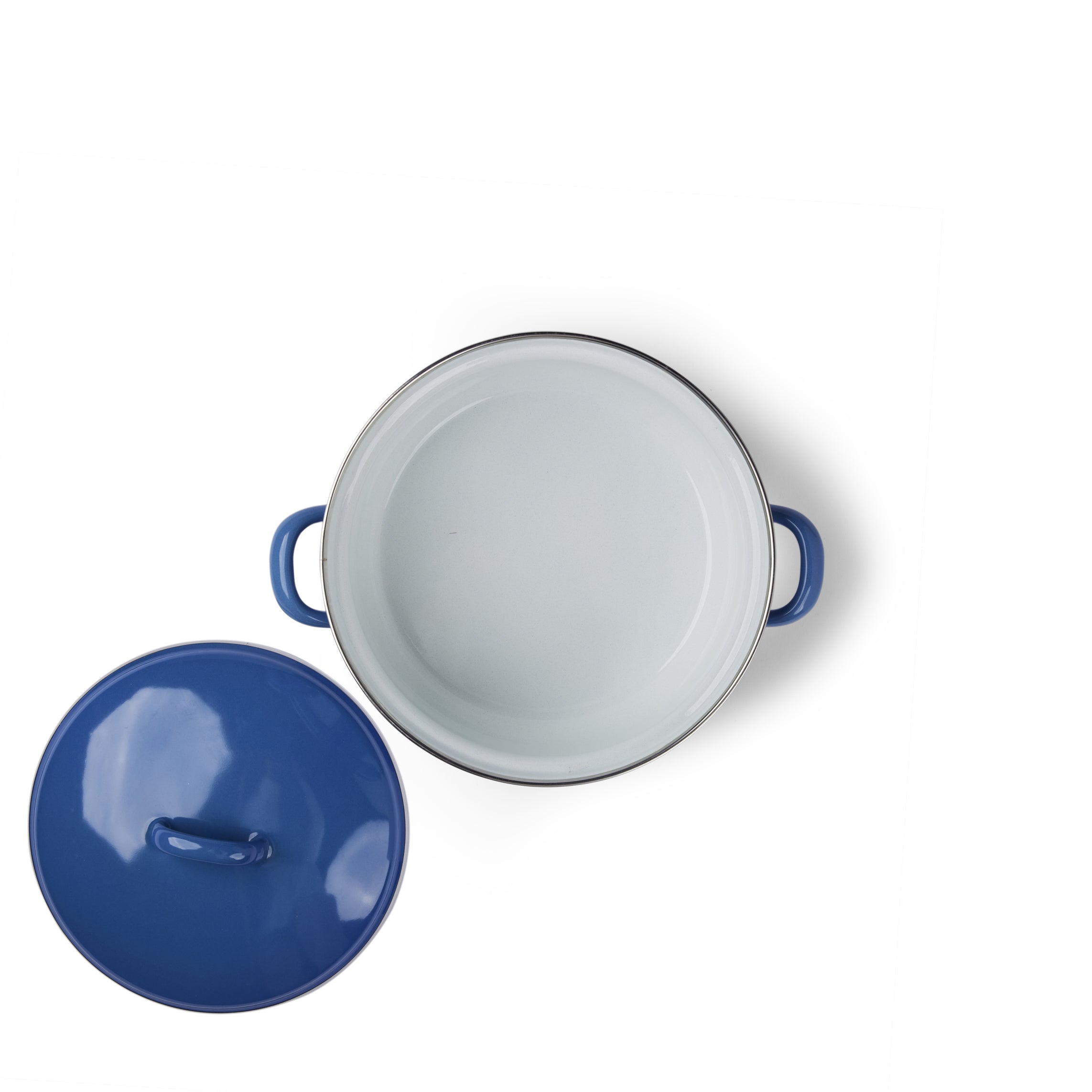 Gewürzhaus - Casserole Pot w Lid 20cm/2L Natural Blue Dark