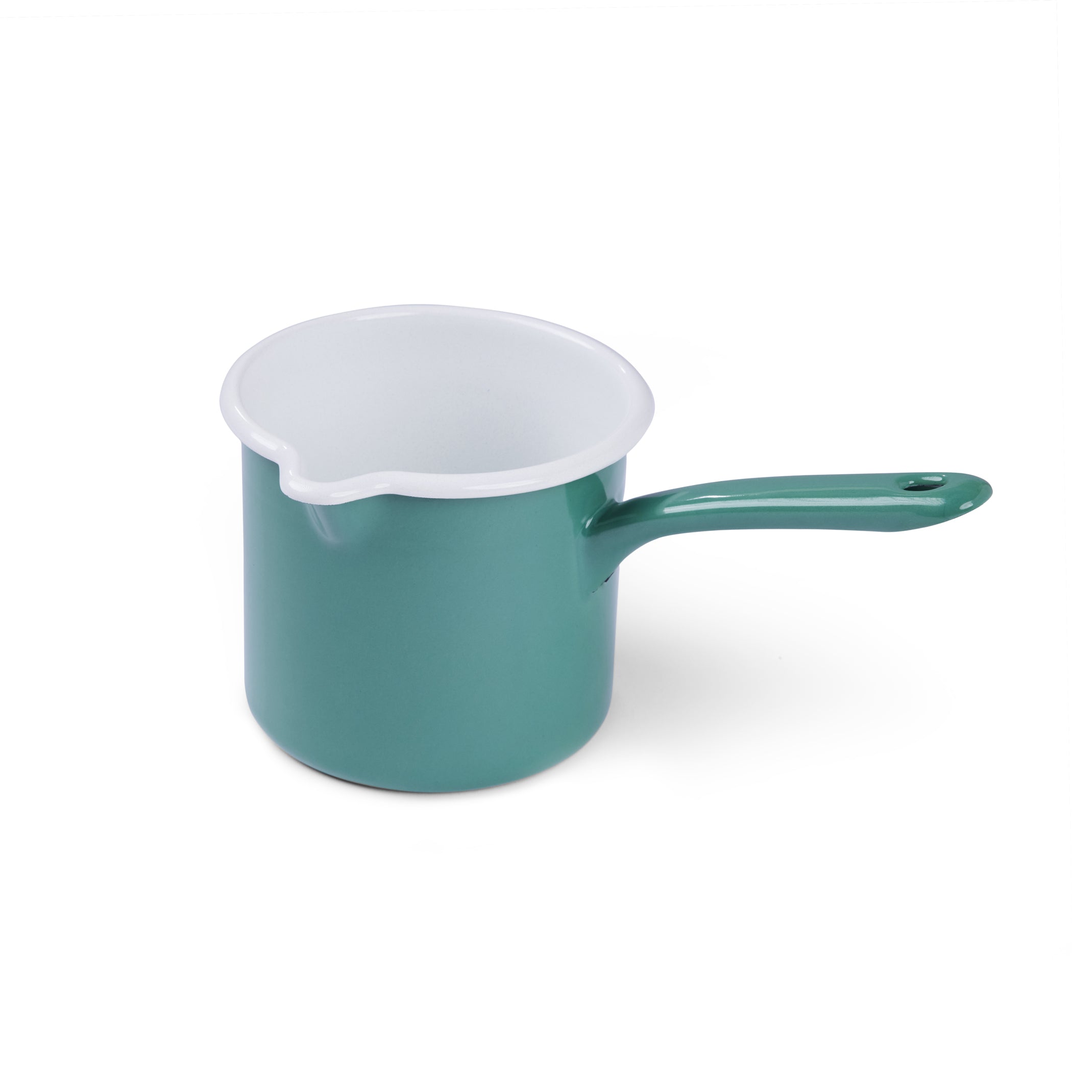 Gewürzhaus - Milk Pot with Handle 12cm/1L Natural Dark Green