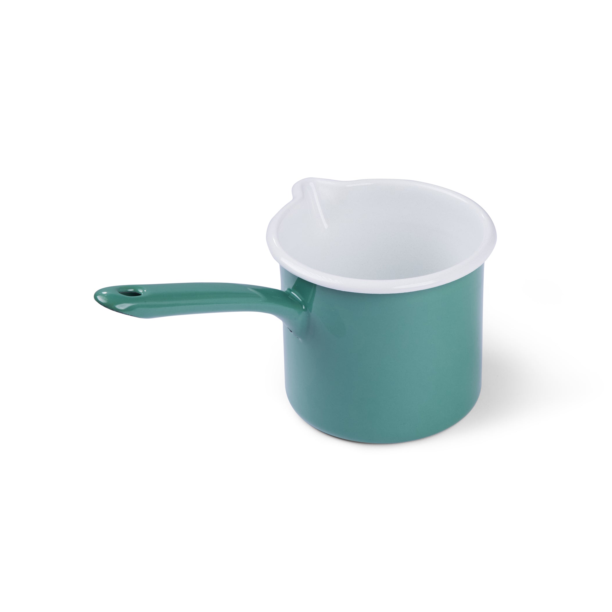 Gewürzhaus - Milk Pot with Handle 12cm/1L Natural Dark Green