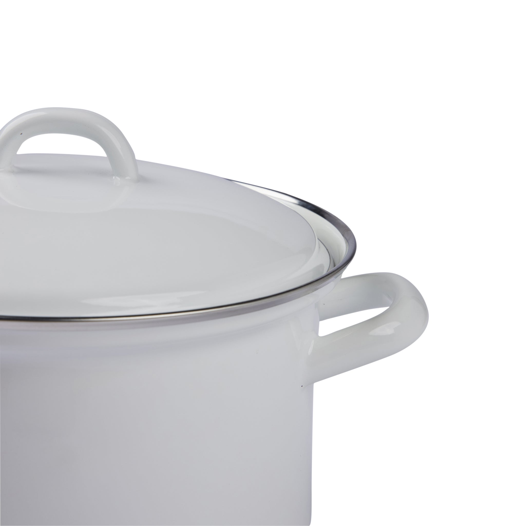 Classic Lidded Steamer Set 18cm/2L White - Gewürzhaus