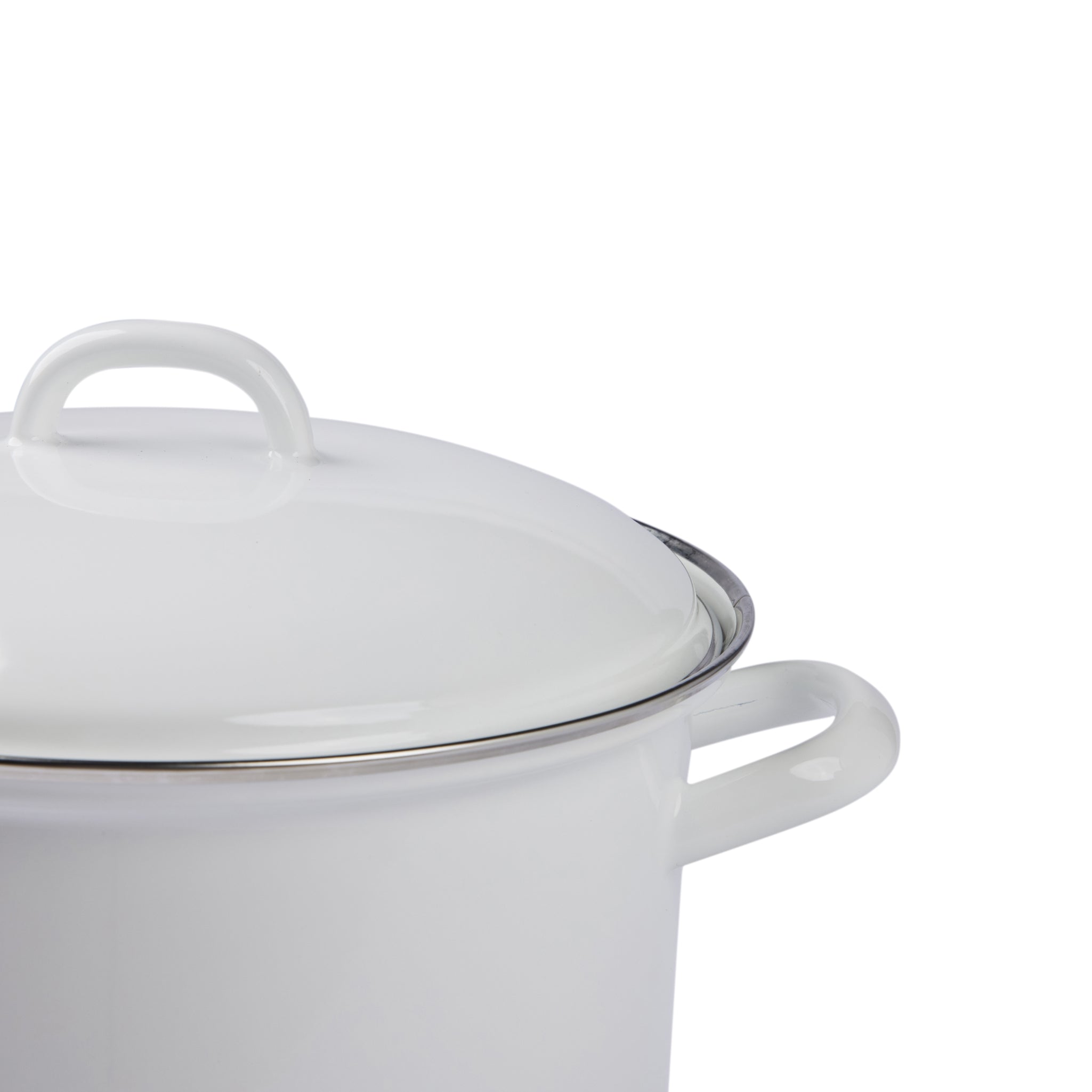 Gewürzhaus - Stockpot with Lid 22cm/6L White