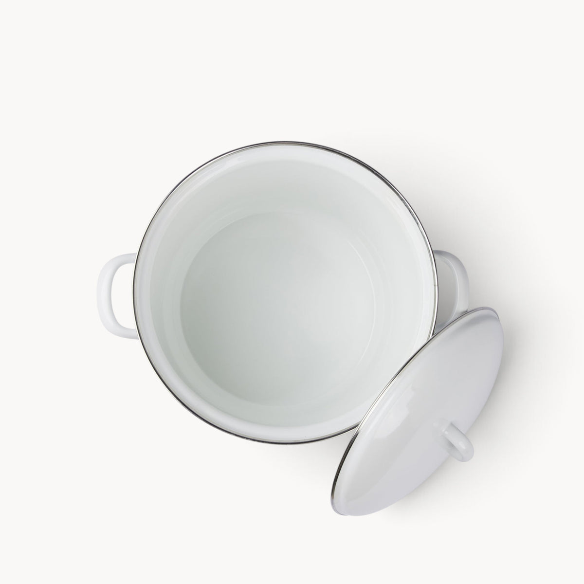 Gewürzhaus - Stockpot with Lid 22cm/6L White