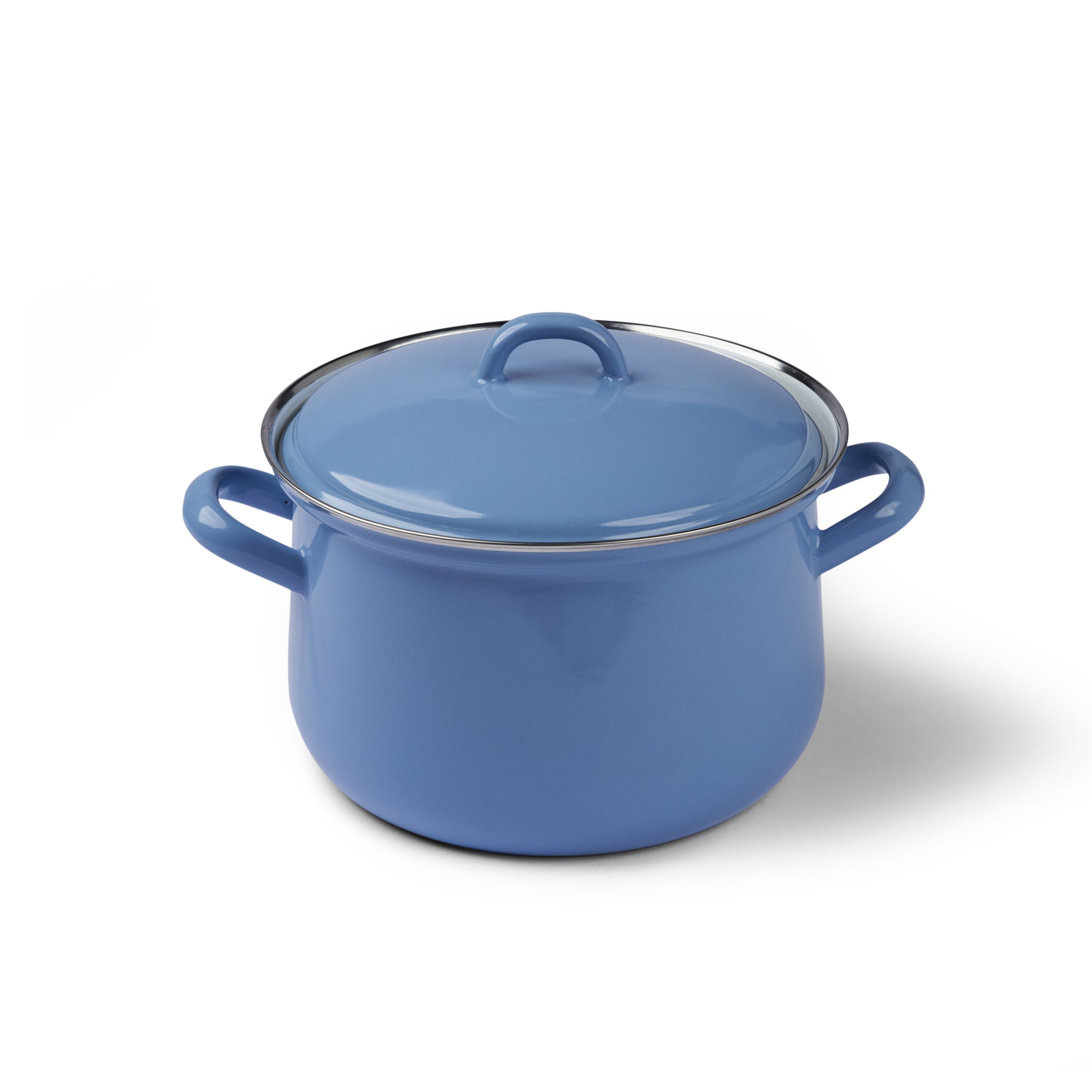 Gewürzhaus - Stockpot with Lid 18cm/2.5L Natural Blue Medium 