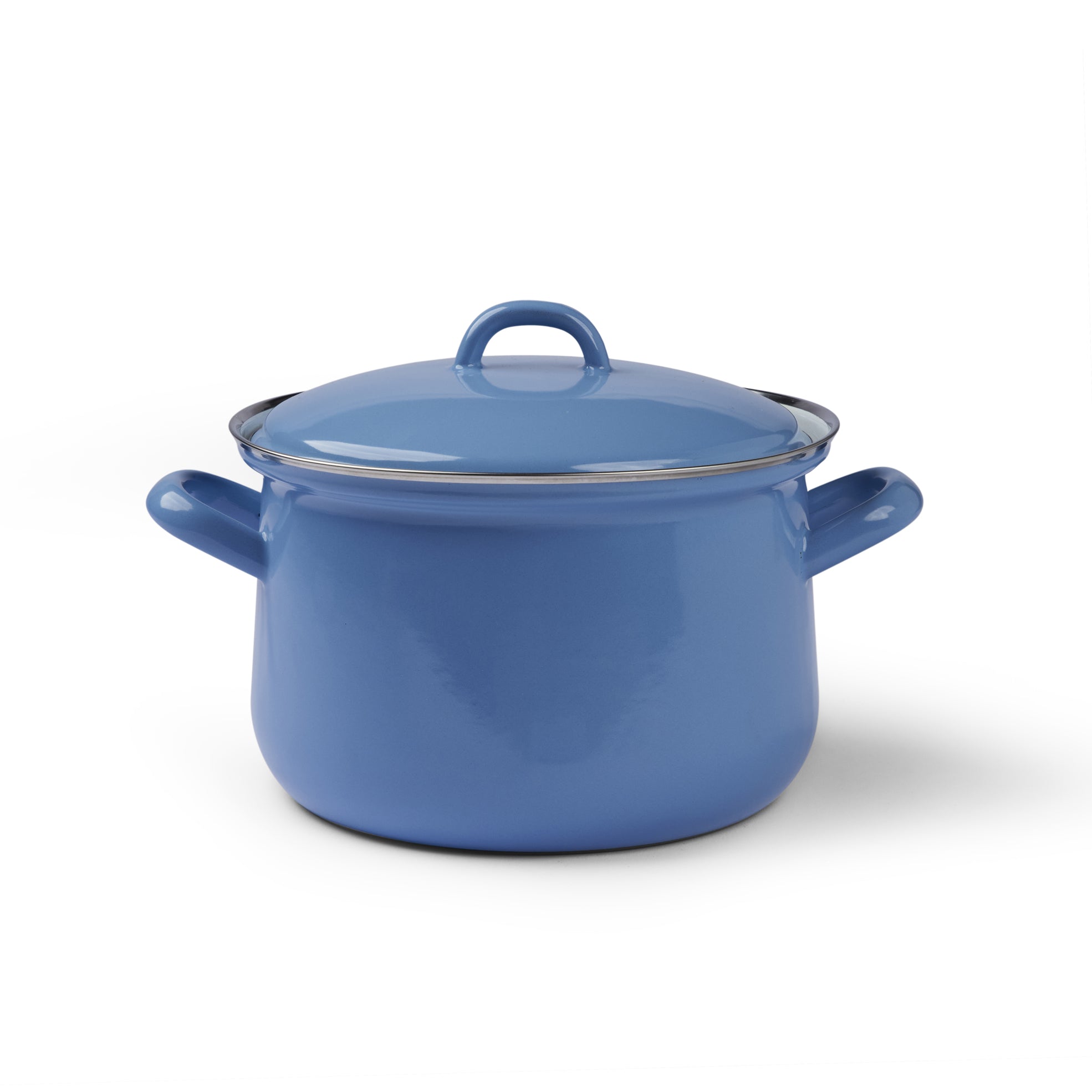 Gewürzhaus - Stockpot with Lid 18cm/2.5L Natural Blue Medium 