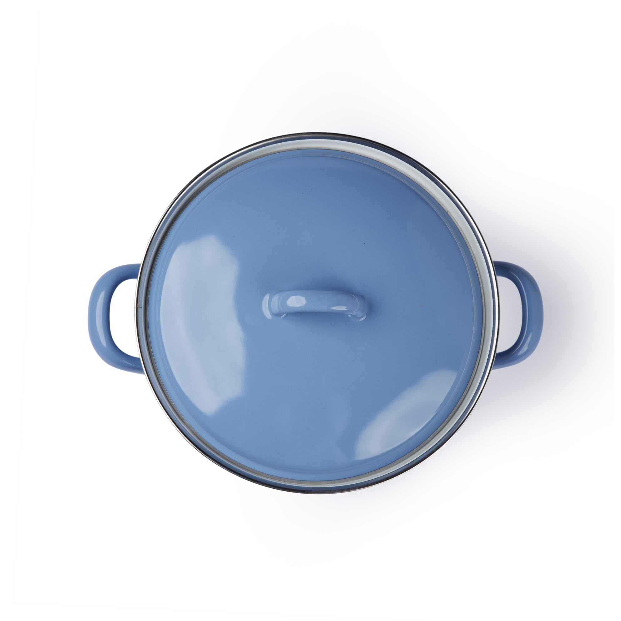 Gewürzhaus - Stockpot with Lid 18cm/2.5L Natural Blue Medium 