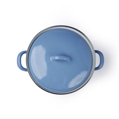 Gewürzhaus - Stockpot with Lid 18cm/2.5L Natural Blue Medium 